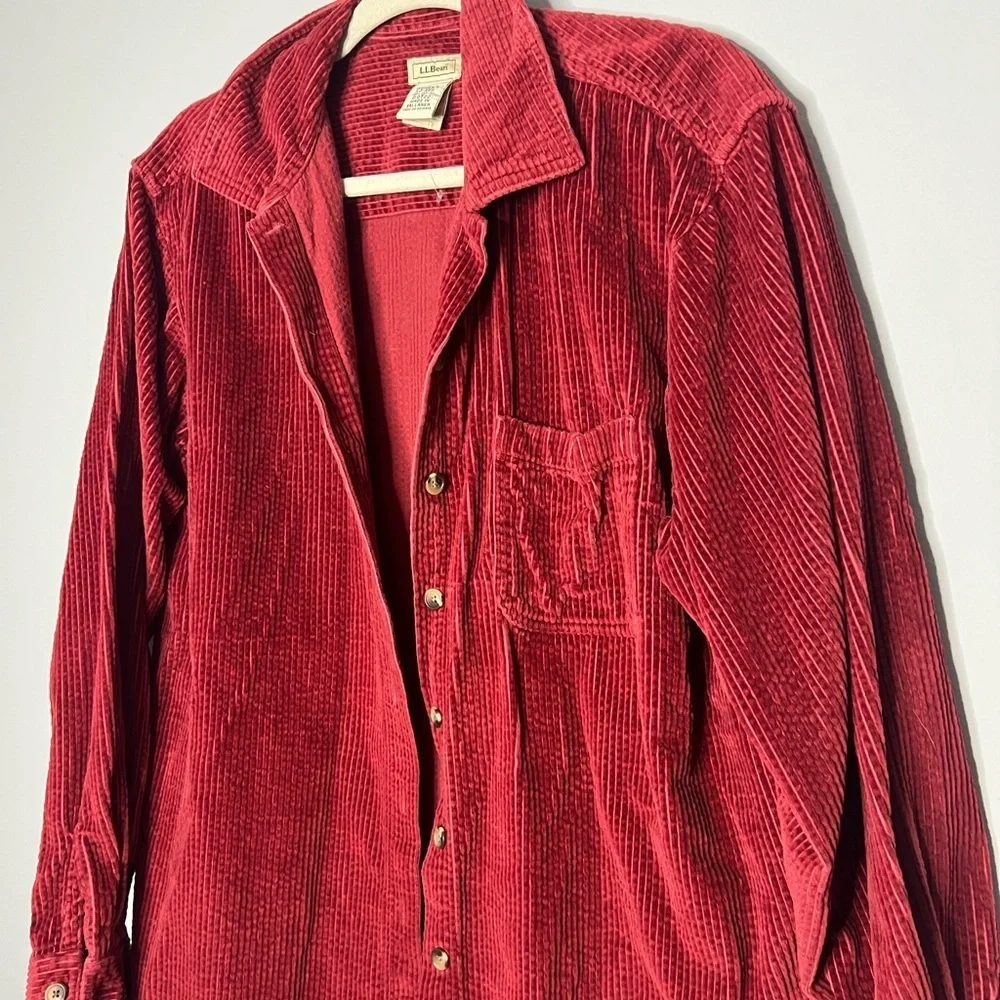 LL Bean Corduroy Shirt - Picture 2 of 5